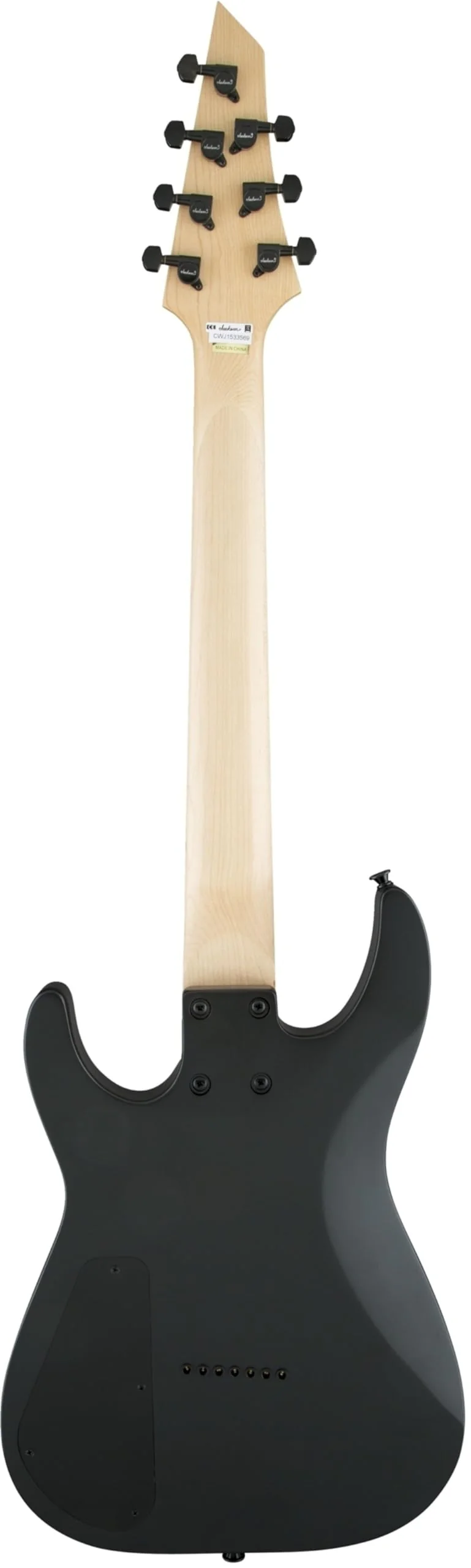 Jackson JS Series Dinky Arch Top JS22-7 DKA HT 7-String Right-Handed Electric Guitar with Amaranth Fingerboard (Satin Black) - Image 2