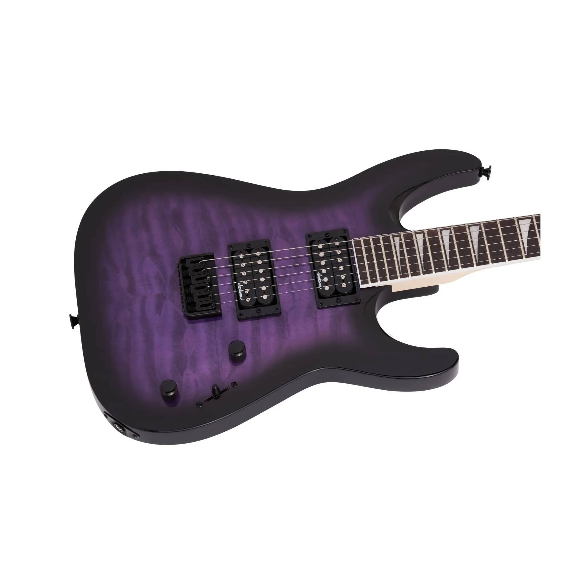 Jackson JS Series Dinky Arch Top JS32Q DKA HT Electric Guitar - Transparent Purple Burst - Image 8