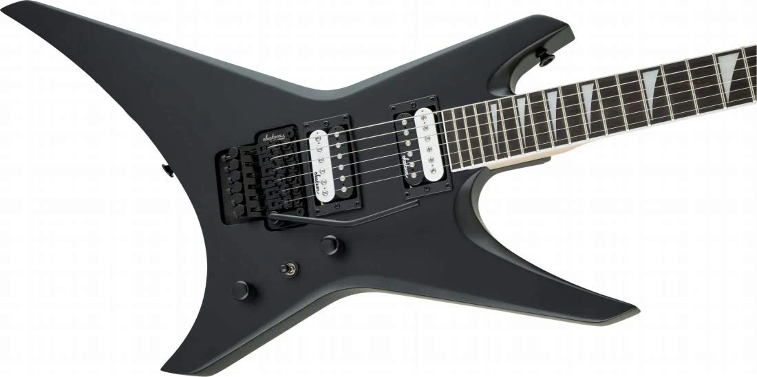 Jackson JS Series Warrior JS32 6-String Electric Guitar with 24 Jumbo Frets and Three-Way Toggle Switch (Right-Handed, Satin Black) - Image 3