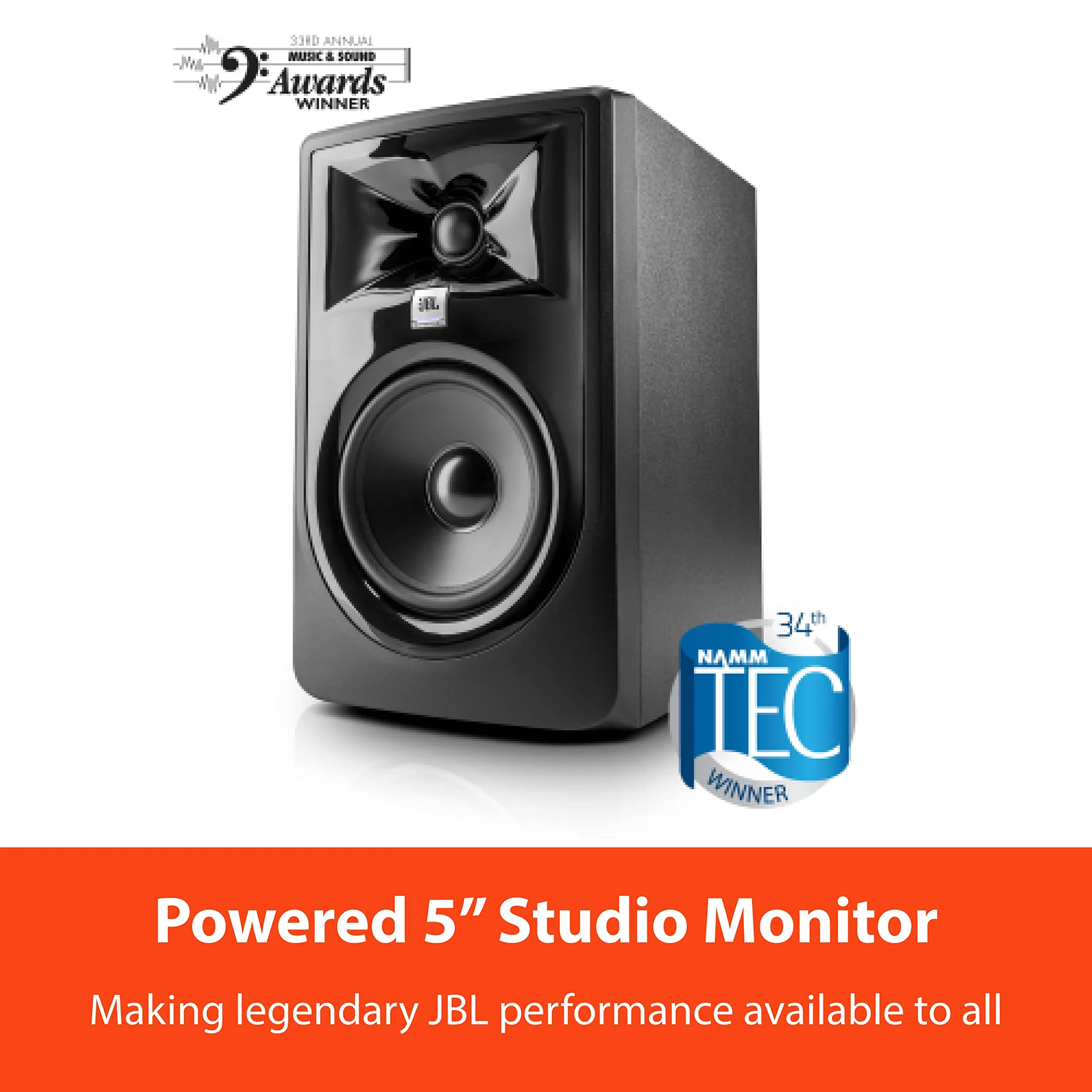 JBL Professional 305P MkII Powered 5" Two-Way Studio Monitor - Image 8