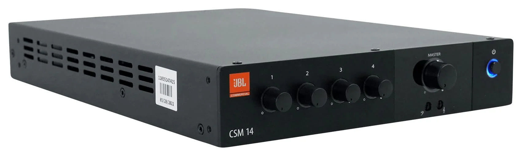 JBL Professional CSM-14 Commercial Series 4-input, 1-output Audio Mixer - Image 3