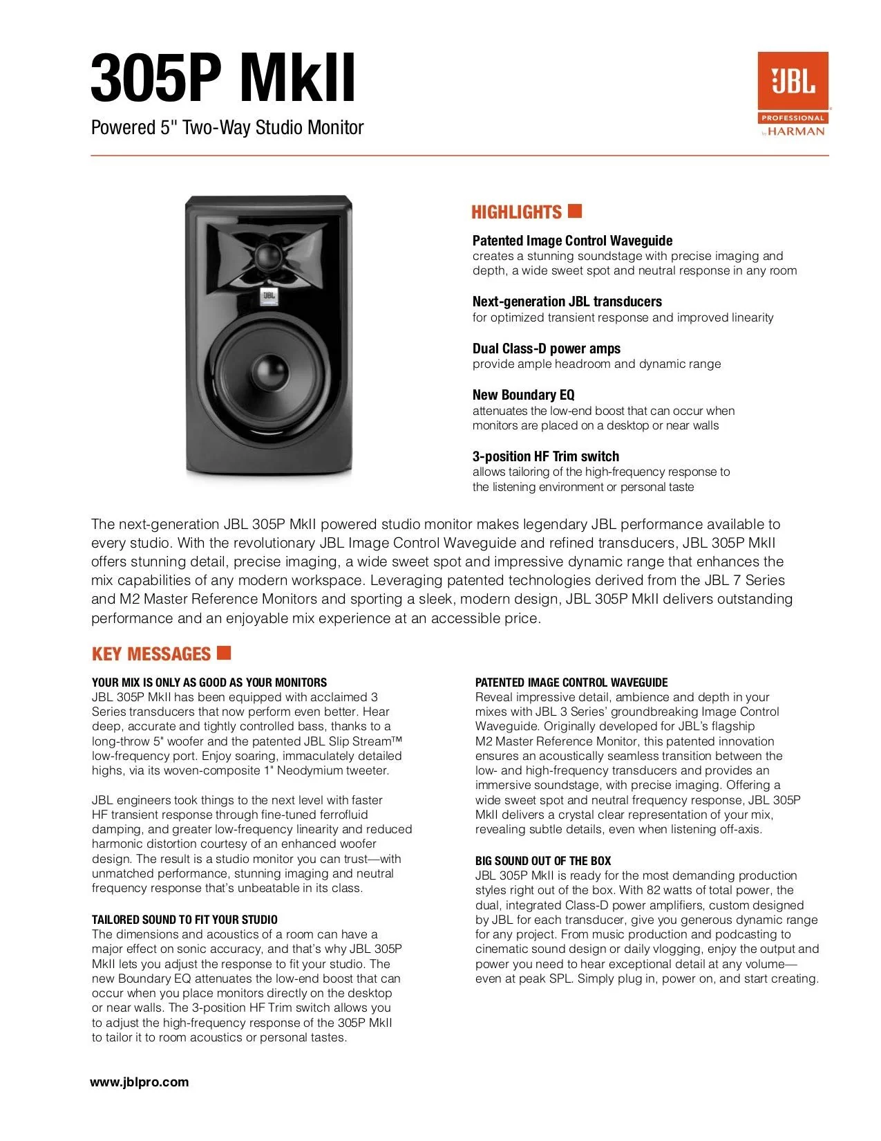JBL Professional Desktop Reference Monitor - Image 13
