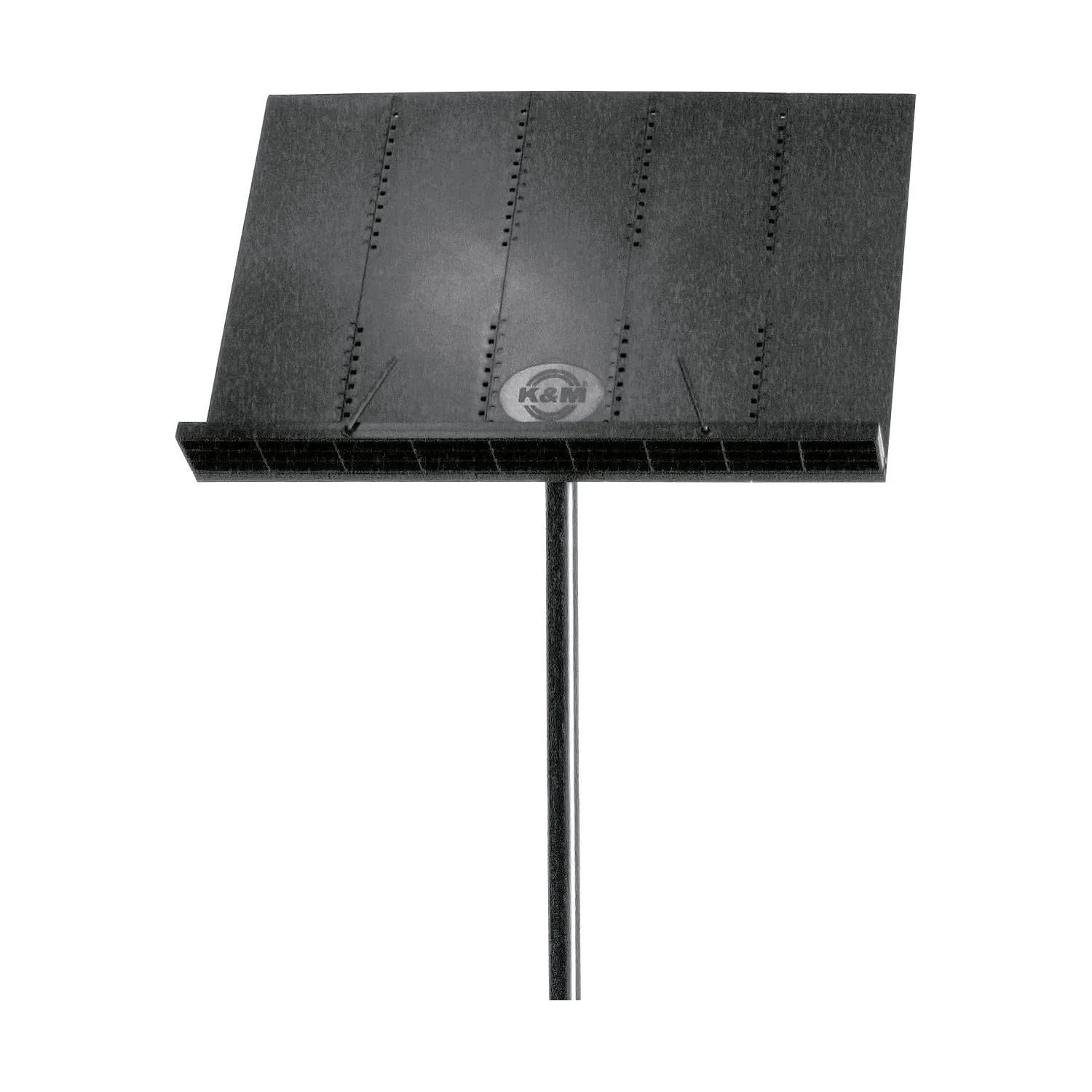 K&M Konig & Meyer 12120.000.55 Orchestra Music Stand | Collapsible Desk Holder For Music Sheets Or Book | Sturdy Tripod Base | 2pc Folding Design | Bag Included | Portable | German Made | Black - Image 2