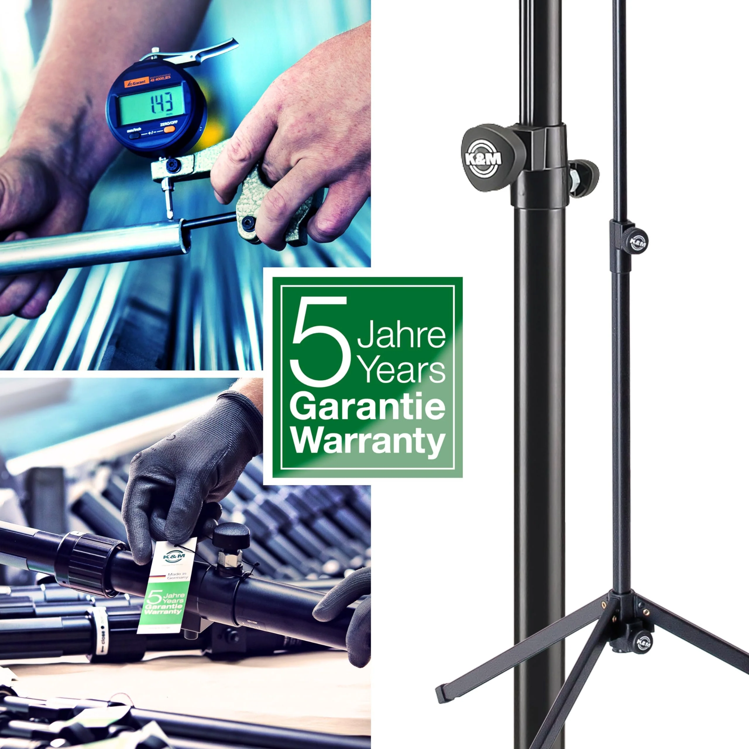 K&M König & Meyer Saxxy Saxophone In-Bell Tripod 3 Leg Stand - Image 4