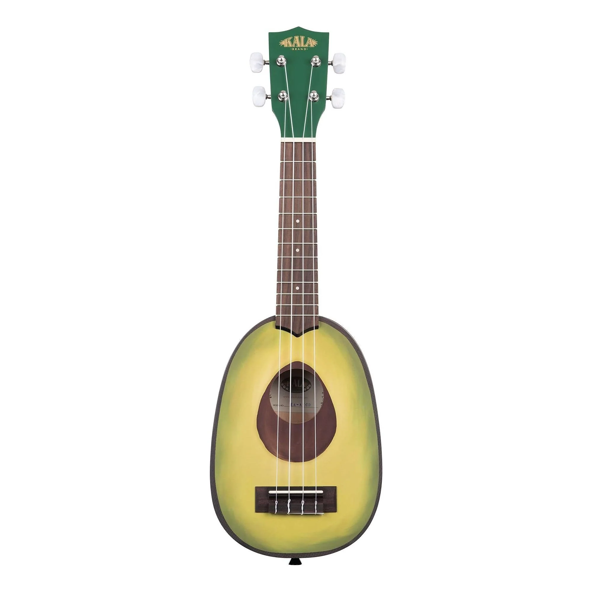 Kala, 4-String Ukulele, Green, Soprano (KA-NV-Guac) - Image 2
