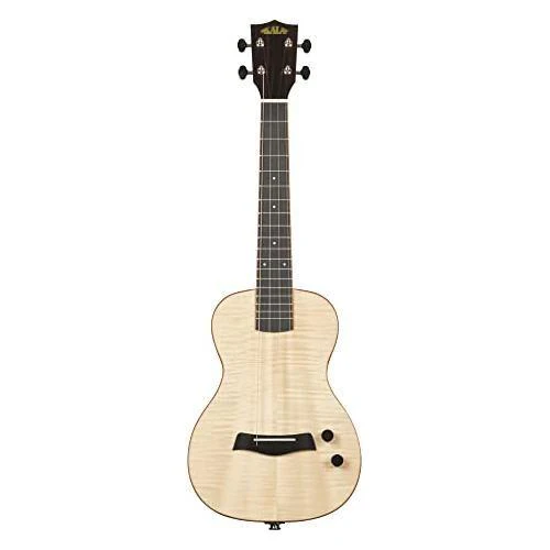 Kala Brand Music Solid Body Electric Flame Maple Tenor Ukulele (KA-SB-MAP-T_W/BAG) - Image 2