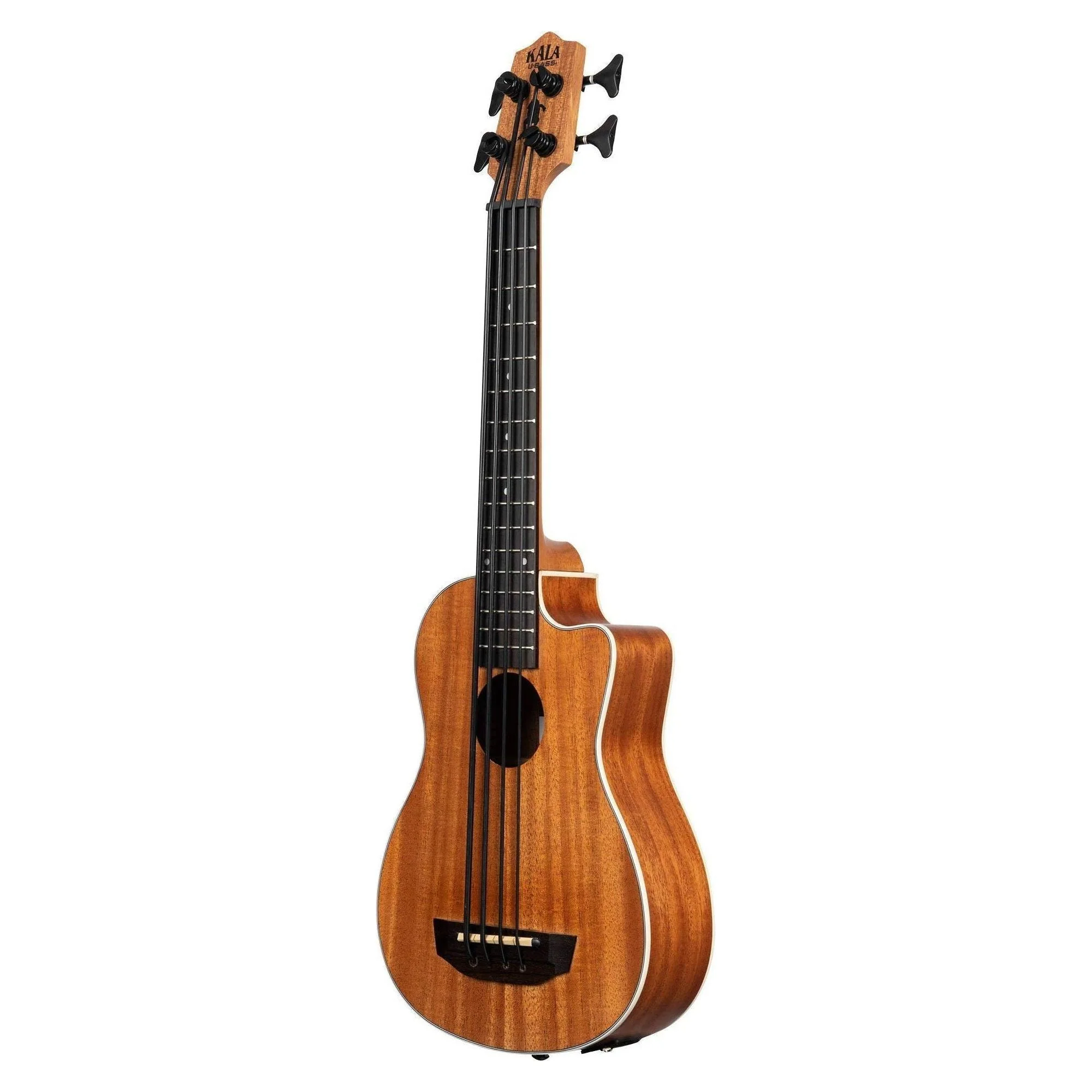 Kala Brand Music Co., 4-String Ukulele, Right, Natural, Ubass Scout-FS - Image 4