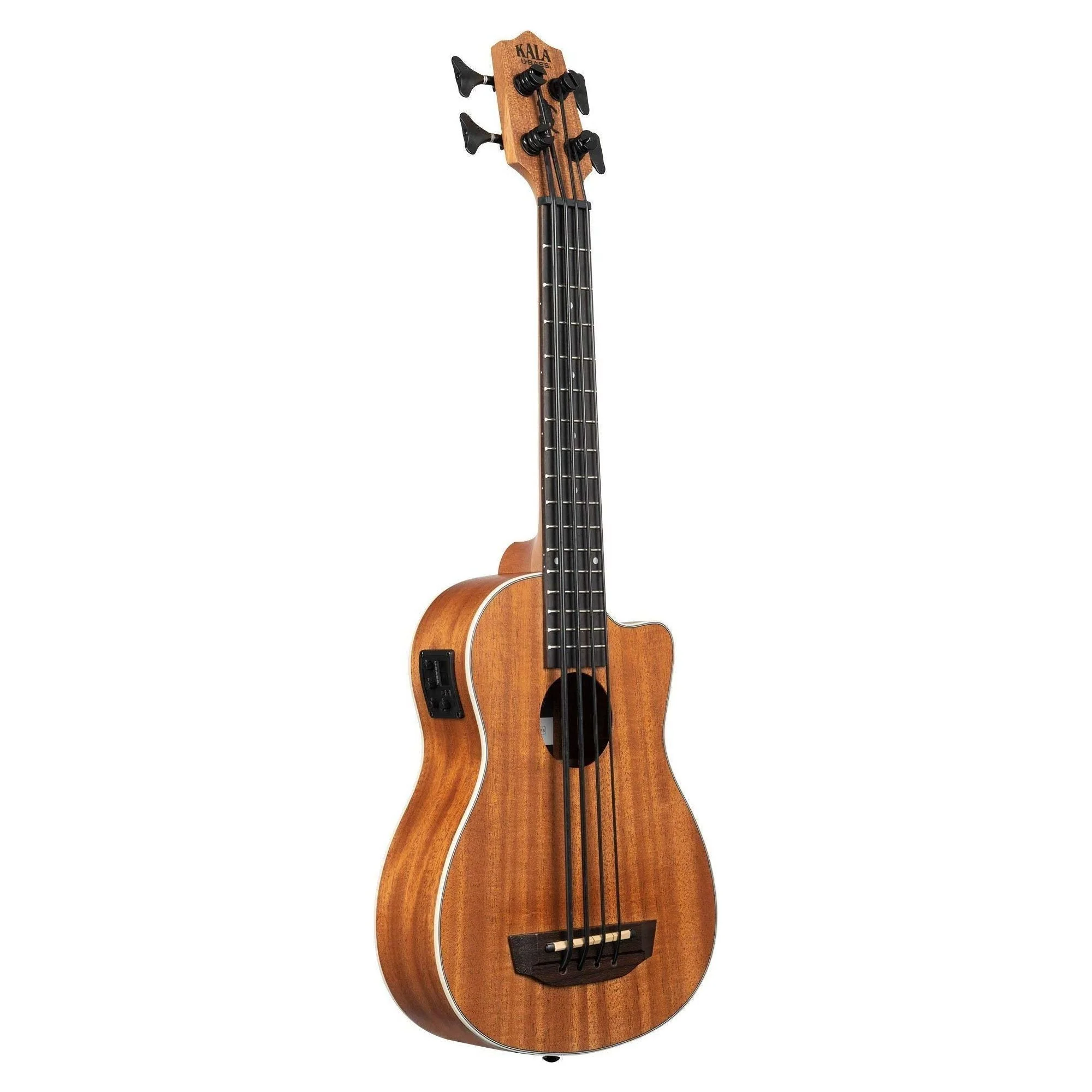 Kala Brand Music Co., 4-String Ukulele, Right, Natural, Ubass Scout-FS - Image 5