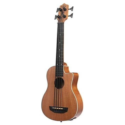 Kala Brand Music Co., 4-String Ukulele, Right, Satin Mahogany (UBASS-Scout-FL) - Image 4