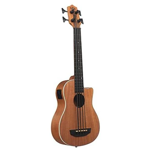 Kala Brand Music Co., 4-String Ukulele, Right, Satin Mahogany (UBASS-Scout-FL) - Image 5