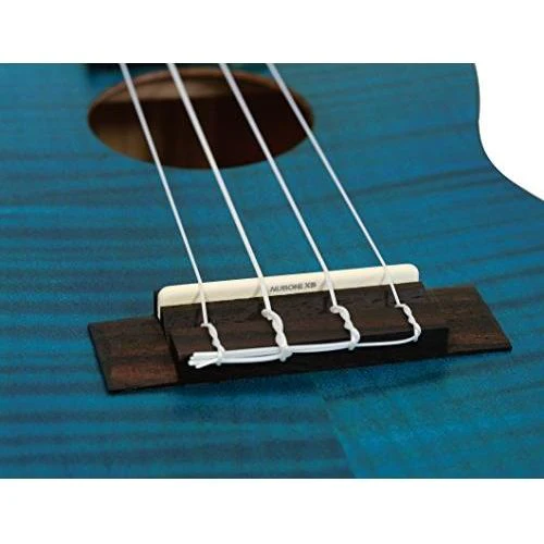 Kala Brand Music Co. Blue Exotic Mahogany, 4-String Ukulele, Right-Handed, Concert (KA-CEMB) - Image 8