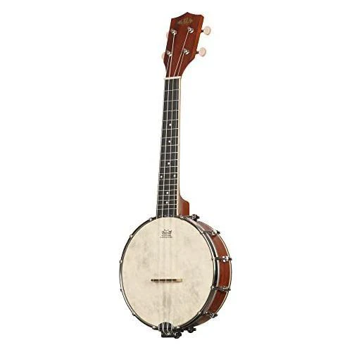 Kala Brand Music Co. Natural Mahogany Satin Concert Banjo Ukulele - Banjolele (KA-BNJ-MHG-C) - Image 4