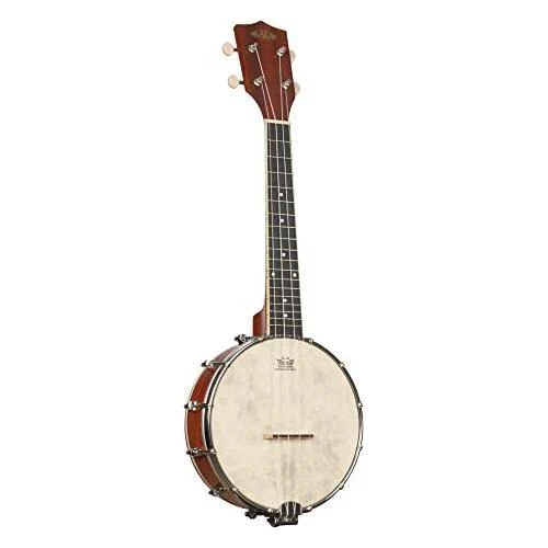 Kala Brand Music Co. Natural Mahogany Satin Concert Banjo Ukulele - Banjolele (KA-BNJ-MHG-C) - Image 5