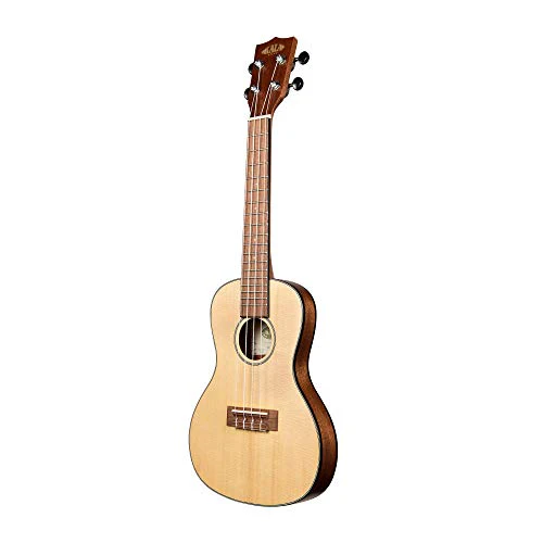 Kala Brand Music Co. Solid Spruce Top Mahogany Travel, 4-String Ukulele, Natural, Concert (KA-SSTU-C) - Image 5