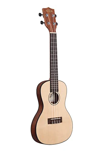 Kala Brand Music Co. Solid Spruce Top Mahogany Travel, 4-String Ukulele, Natural, Concert (KA-SSTU-C) - Image 9