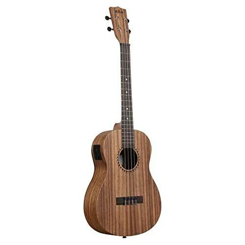 Kala Brand Music Co. Teak Collection, 4-String Ukulele, Natural, Baritone (KA - Image 5