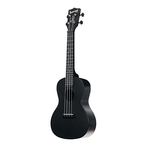 Kala Brand Music Co. The Waterman Beach Collection, 4-String Ukulele, Right, Black Sand, Concert (KA-WMS-BK-C) - Image 5