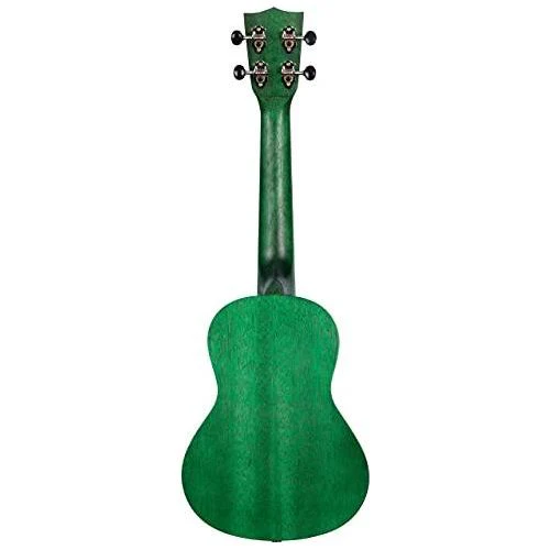 Kala Brand Music Co. Watercolor Meranti Collection, 4-String Ukulele, Right, Green, Concert (KA-MRT-GRN-C) - Image 3