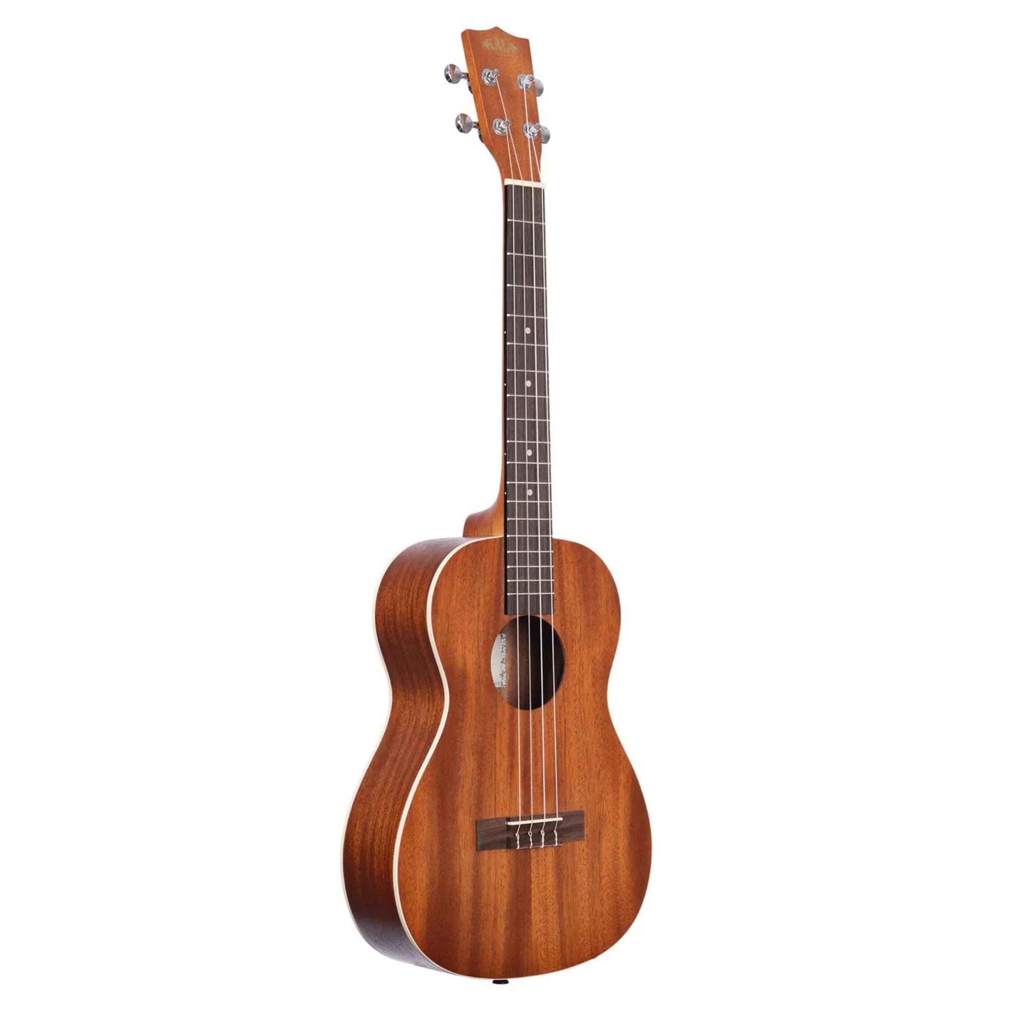 Kala KA-B Mahogany Baritone Ukulele Bundle with KALA Klipz Blue Clip-On Tuner & Polishing Cloth – All-Mahogany Construction, Warm Tone, Chrome Die-Cast Tuners, Ideal for Beginners & Pros - Image 3