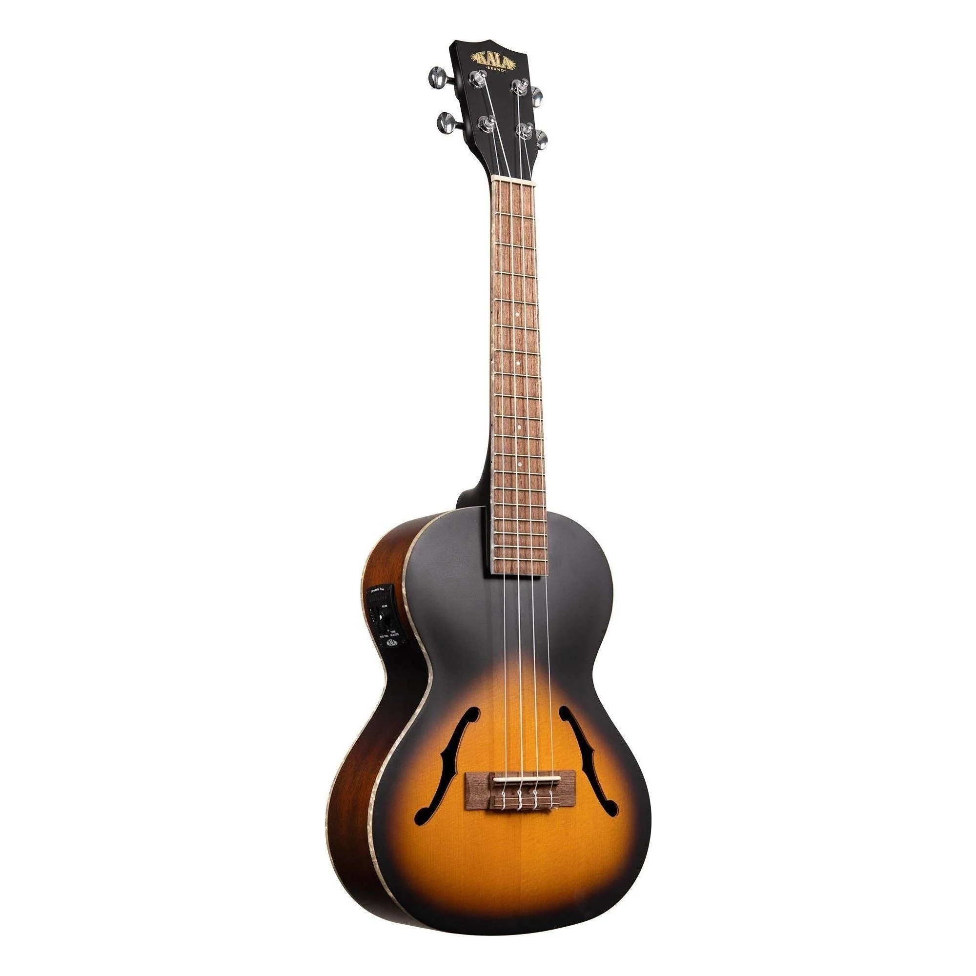 Kala KA-JTE/2TS Archtop Tenor Ukulele, Tobacco Burst - Image 2