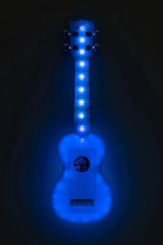Kala Light Tone™ Color-Changing Light-Up Soprano Ukulele – LED Ukulele with 10 Light Modes, USB-C Rechargeable, ABS Body, Aquila Strings, Beginner-Friendly Ukulele - Image 4
