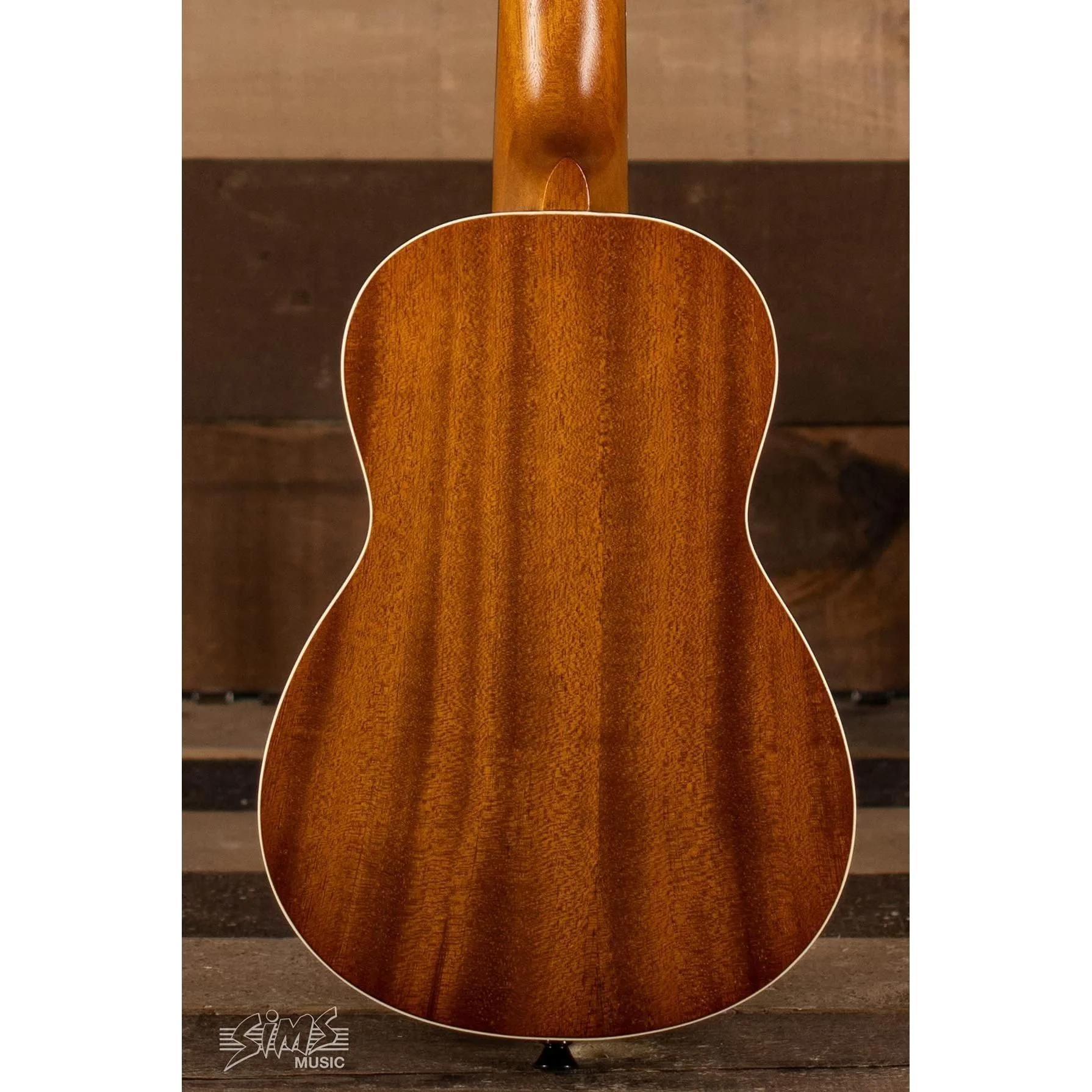 Kala Satin Mahogany Soprano Ukulele with White Binding (Brown) - Image 2