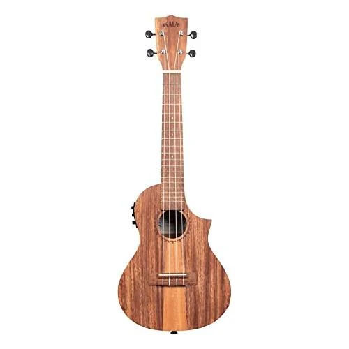 Kala Teak Tri-Top Concert Acoustic-electric Ukulele - Natural - Image 2