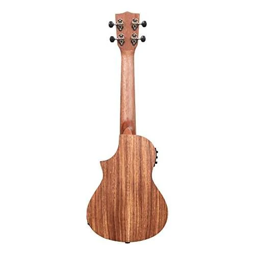 Kala Teak Tri-Top Concert Acoustic-electric Ukulele - Natural - Image 3