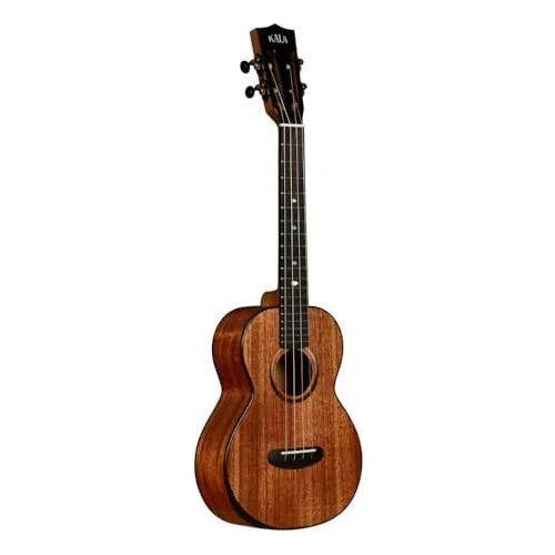 Kala Contour All Solid Gloss Mahogany Tenor Ukulele with Bag, KA-CT-SMH-TG Bundle w/Kala KKBL Klipz Tuner in Blue and Liquid Audio Polishing Cloth - Image 4