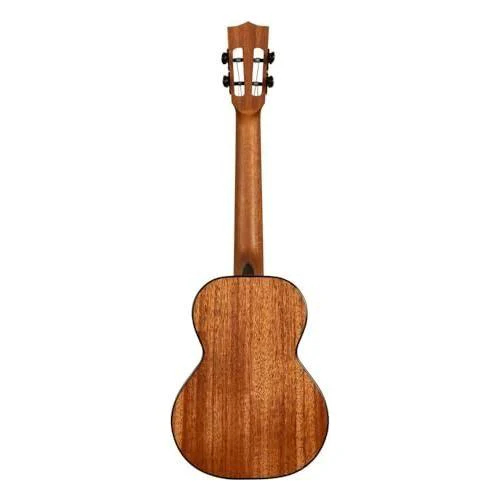 Kala Contour All Solid Gloss Mahogany Tenor Ukulele with Bag, KA-CT-SMH-TG Bundle w/Kala KKBL Klipz Tuner in Blue and Liquid Audio Polishing Cloth - Image 5