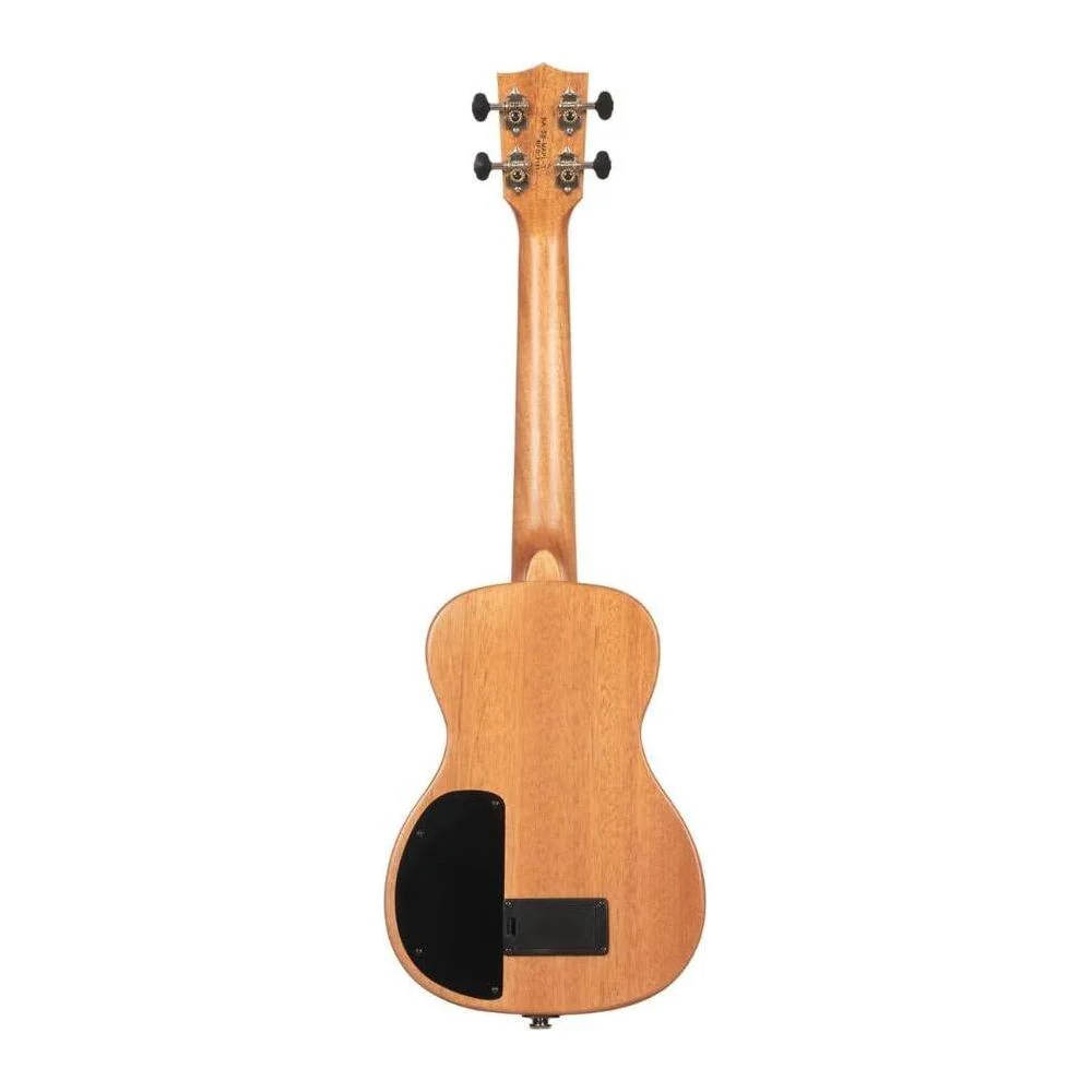 Kala Solid Body Electric Acacia Tenor Ukulele with Bag, KA-SB-ACA-T Bundle w/Kala KKBL Klipz Tuner in Blue and Liquid Audio Polishing Cloth - Image 3
