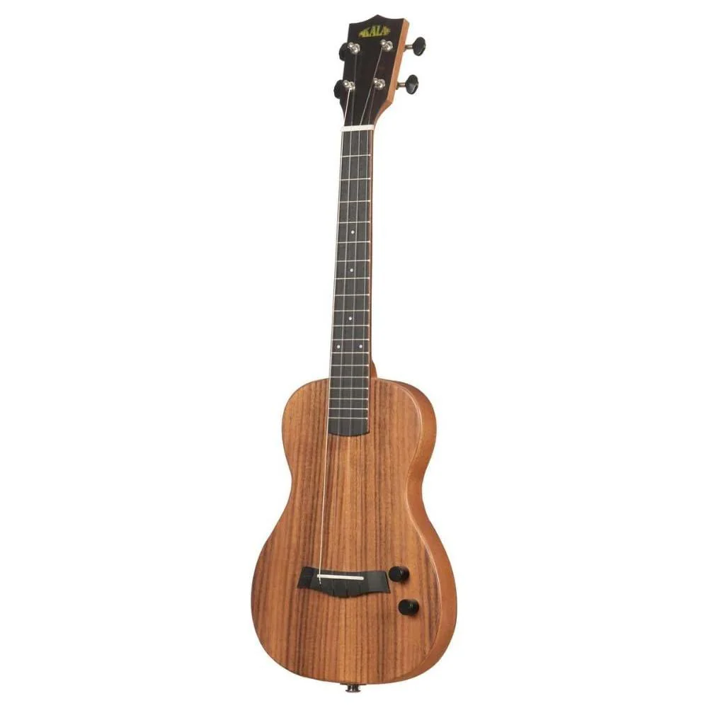 Kala Solid Body Electric Acacia Tenor Ukulele with Bag, KA-SB-ACA-T Bundle w/Kala KKBL Klipz Tuner in Blue and Liquid Audio Polishing Cloth - Image 4