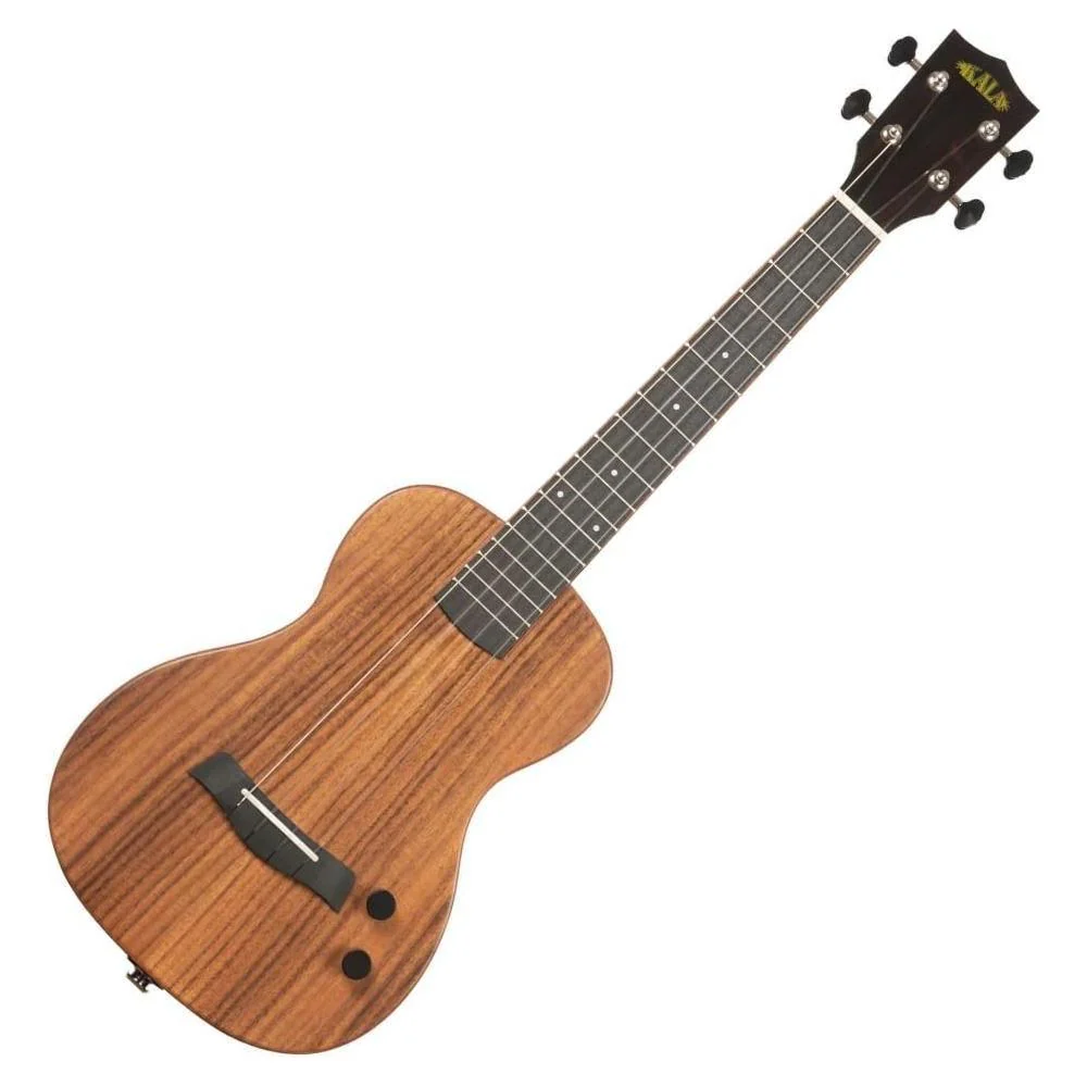 Kala Solid Body Electric Acacia Tenor Ukulele with Bag, KA-SB-ACA-T Bundle w/Kala KKBL Klipz Tuner in Blue and Liquid Audio Polishing Cloth - Image 5
