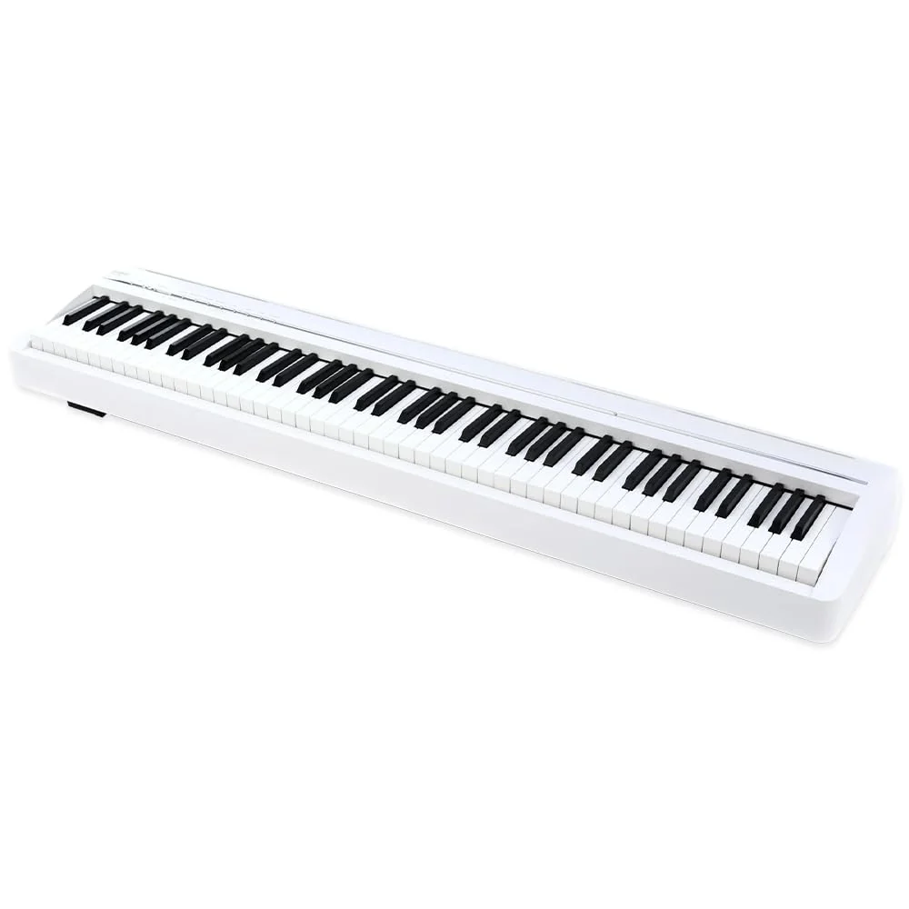 Kawai ES120 88-Key Portable Digital Piano, Elegant White Bundle with Kawai F-10H Damper Pedal and Liquid Audio Polishing Cloth - Image 4