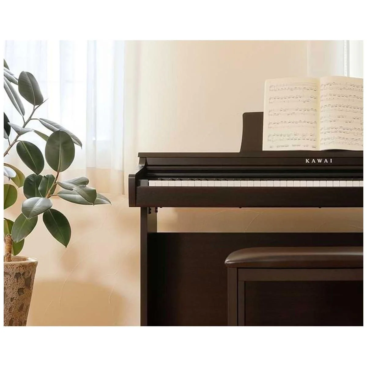 Kawai KDP120 Digital Home Piano - Premium Rosewood - Image 4