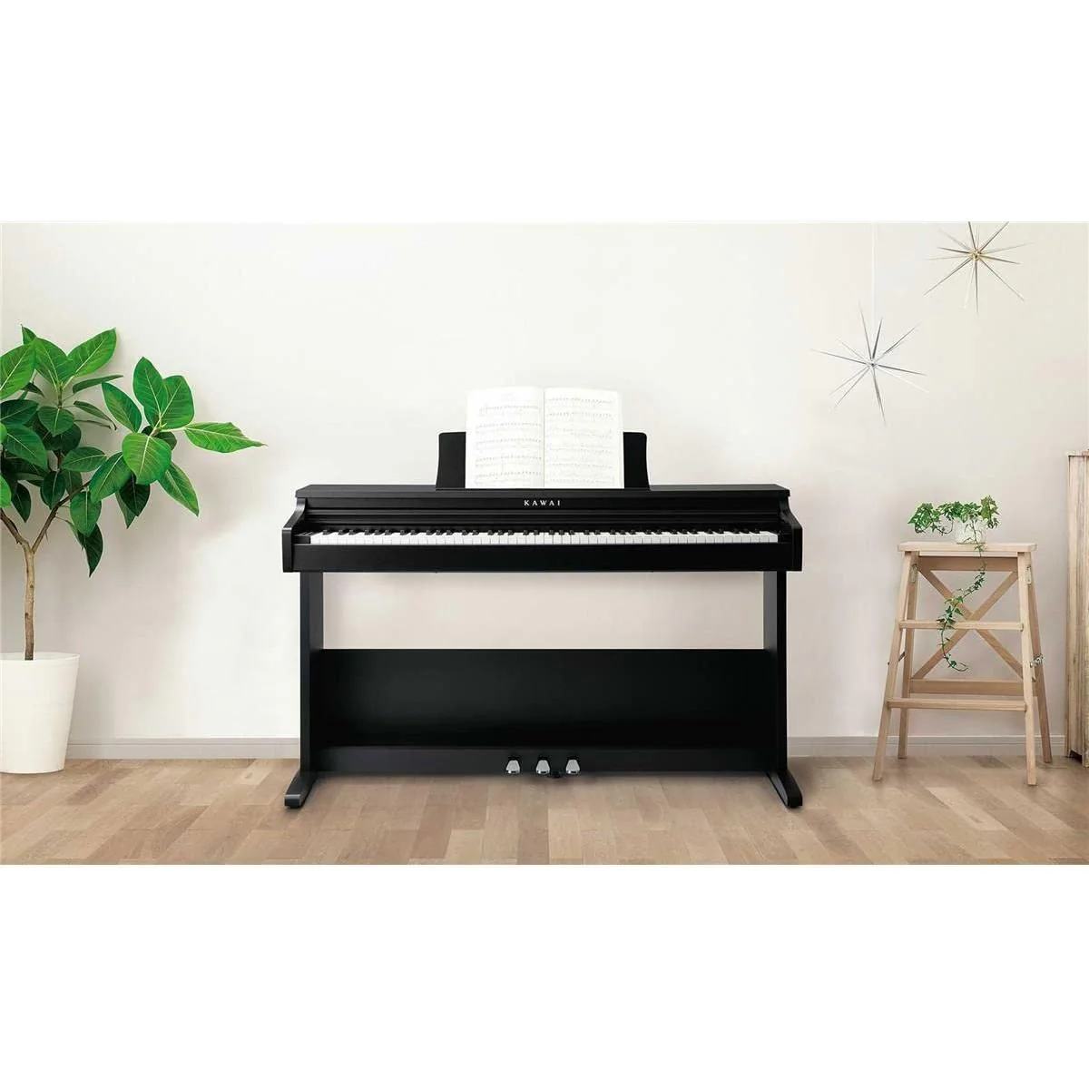 Kawai KDP75 Digital Home Piano - Embossed Black - Image 2