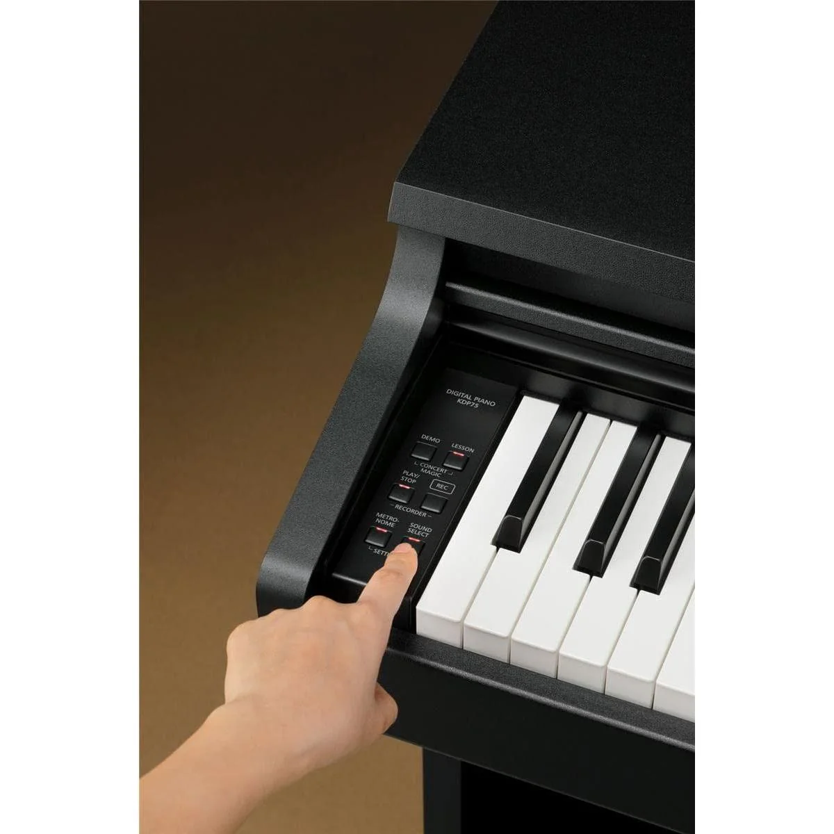 Kawai KDP75 Digital Home Piano - Embossed Black - Image 6