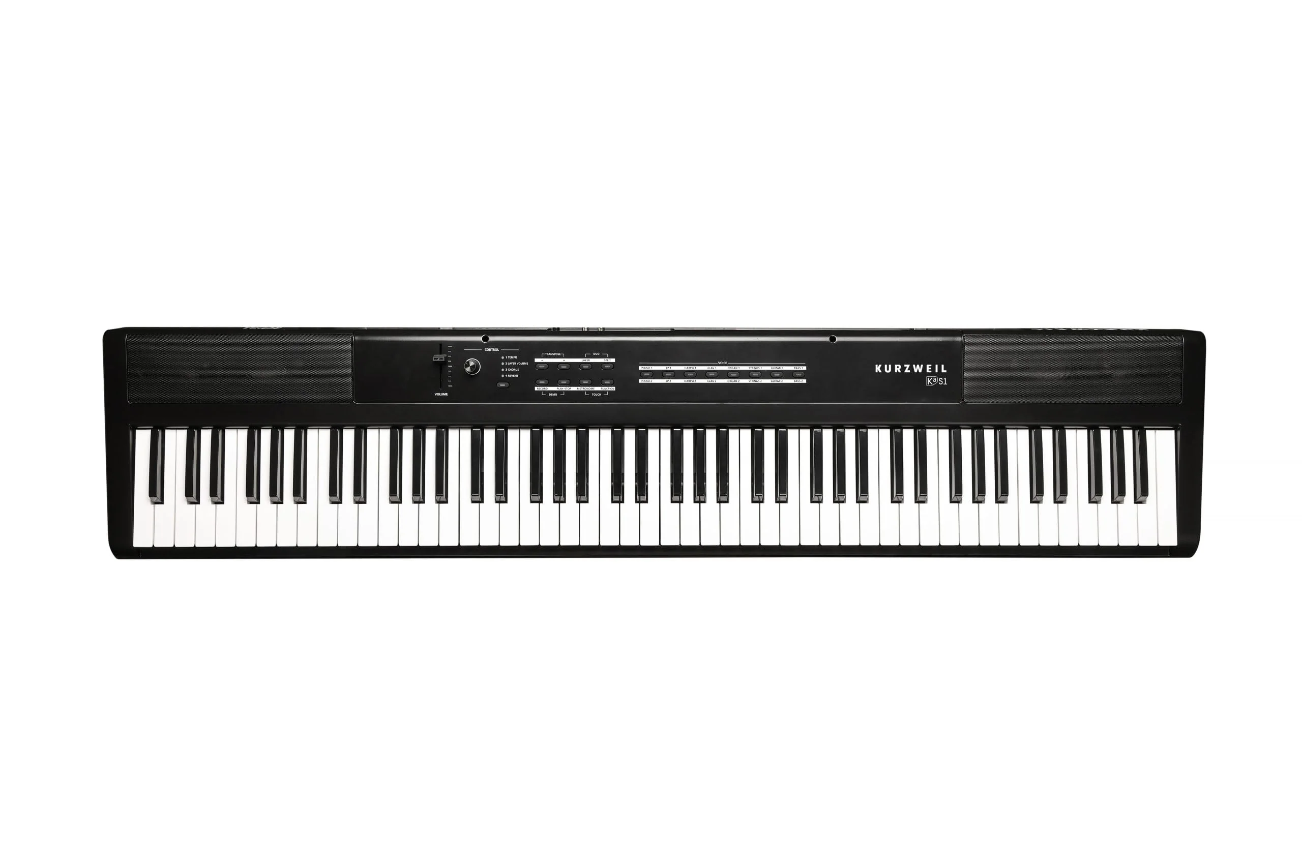 Kurzweil Ka S1 88-Key Semi-Weighted Hammer Action Digital Piano with 16 flagship Voices + Power Supply + Sustain Pedal (Black) - Image 2