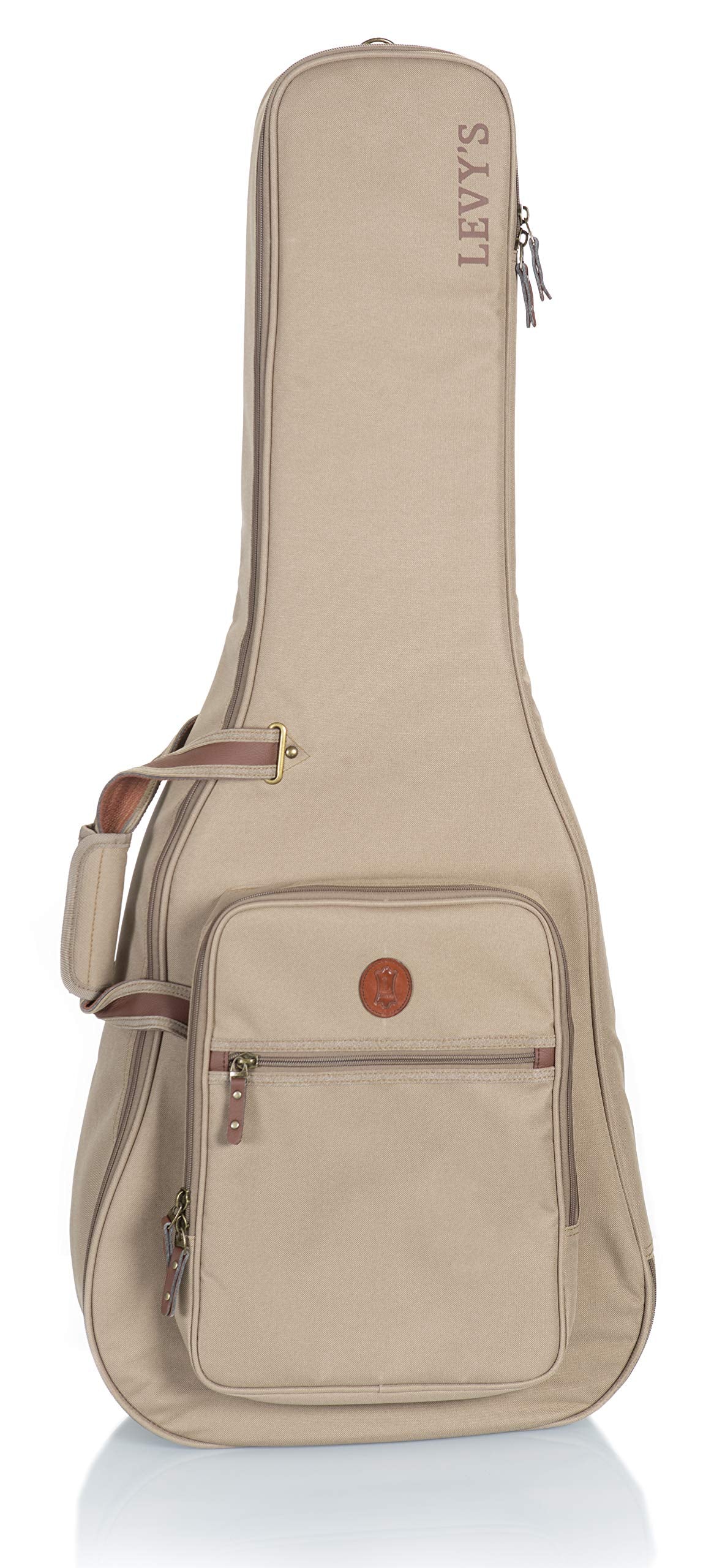 Levy's Leathers Deluxe Gig Bag for Electric Guitars with Padded Backpack Straps and Large Exterior Pocket - Image 16