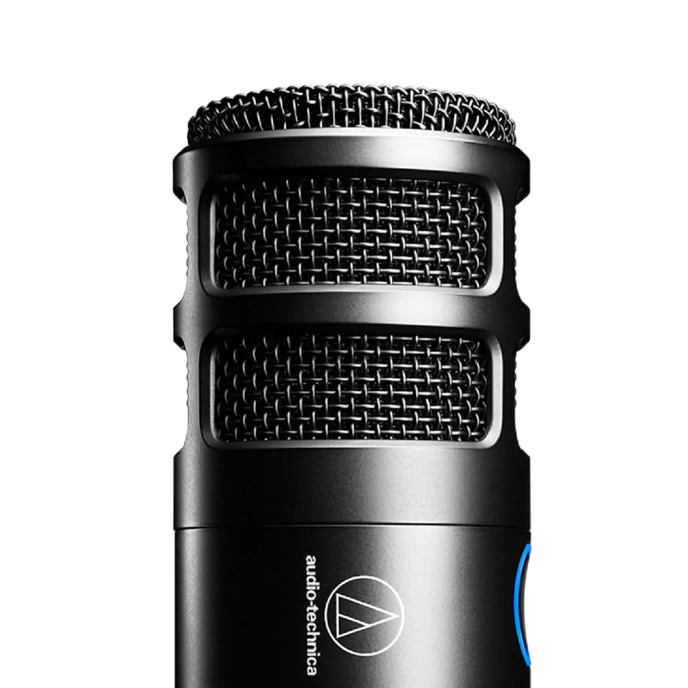 Liquid Audio Audio Technica AT2040 Black Hypercardioid Dynamic Podcast Microphone Bundle w/POP Filter Polishing Cloth - Image 4