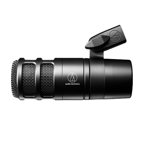 Liquid Audio Audio Technica AT2040 Black Hypercardioid Dynamic Podcast Microphone Bundle w/POP Filter Polishing Cloth - Image 7