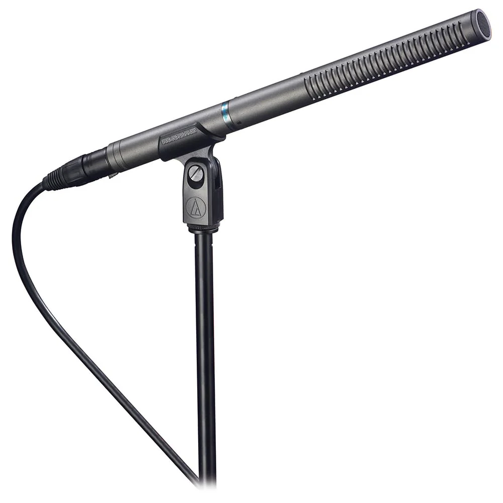 Liquid Audio Audio Technica AT897 Line + Gradient Condenser Microphone Bundle w/Pig Hog PHM10 8mm Mic Cable, Pop Filter Polishing Cloth - Image 4