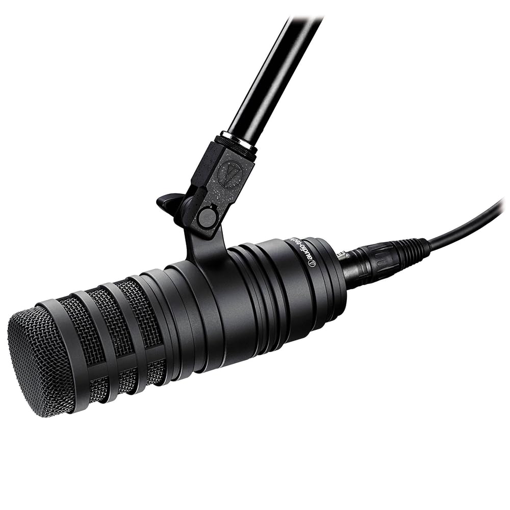 Liquid Audio Audio Technica BP40 Large-Diaphragm Dynamic Broadcast Microphone Bundle w/Pig Hog PHM10 8mm Mic Cable Polishing Cloth - Image 3