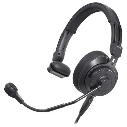 Liquid Audio Audio Technica BPHS2S Single-Ear Broadcast Headset Bundle w/Pig Hog PHX14-25 Headphone Extension Cable Polishing Cloth - Image 3