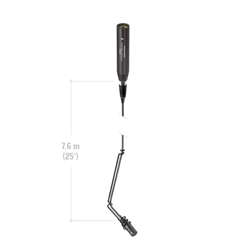 Liquid Audio Audio Technica U853R Cardioid Condenser Hanging Microphone, Black Bundle w/Pig Hog PHM10 8mm XLR Mic Cable Polishing Cloth - Image 5