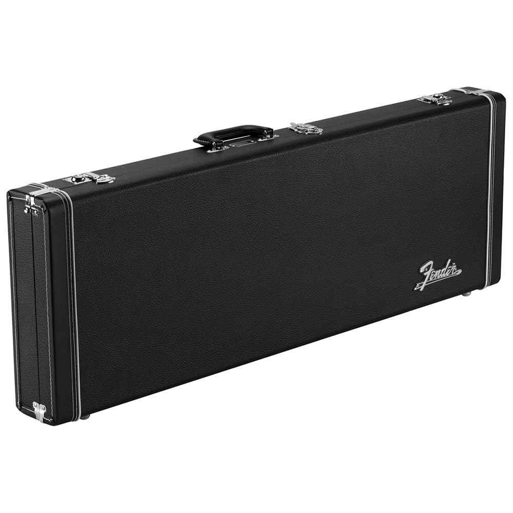 Liquid Audio Fender Classic Series Wood Cases - Stratocaster®/Telecaster®, Black - 0996106306 Bundle w/ 12-Pack Guitar Pick Polishing Cloth - Image 3