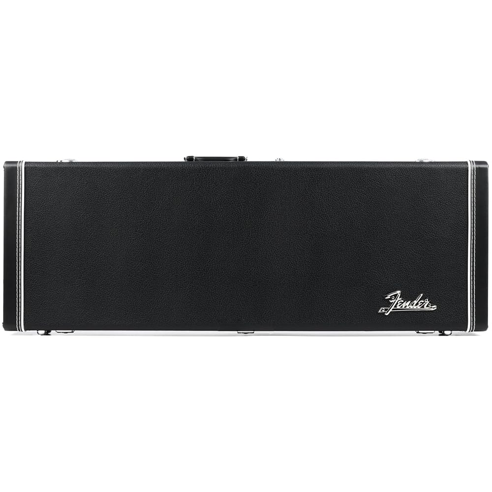 Liquid Audio Fender Classic Series Wood Cases - Stratocaster®/Telecaster®, Black - 0996106306 Bundle w/ 12-Pack Guitar Pick Polishing Cloth - Image 5