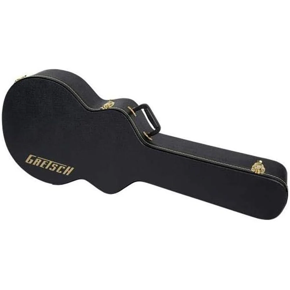 Liquid Audio Gretsch® G6241FT 16" Hollowbody Flat Top Hardshell Guitar Case, Black, 0996475000 Bundle w/ 12-Pack Guitar Pick Polishing Cloth - Image 4