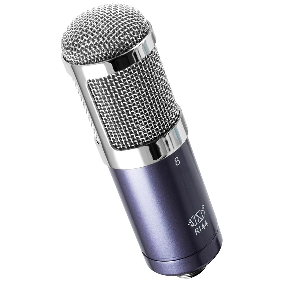 Liquid Audio MXL R144 Multi-Purpose Ribbon Microphone Bundle w/Pig Hog PHM10 8mm Mic Cable, Pop Filter Polishing Cloth - Image 3