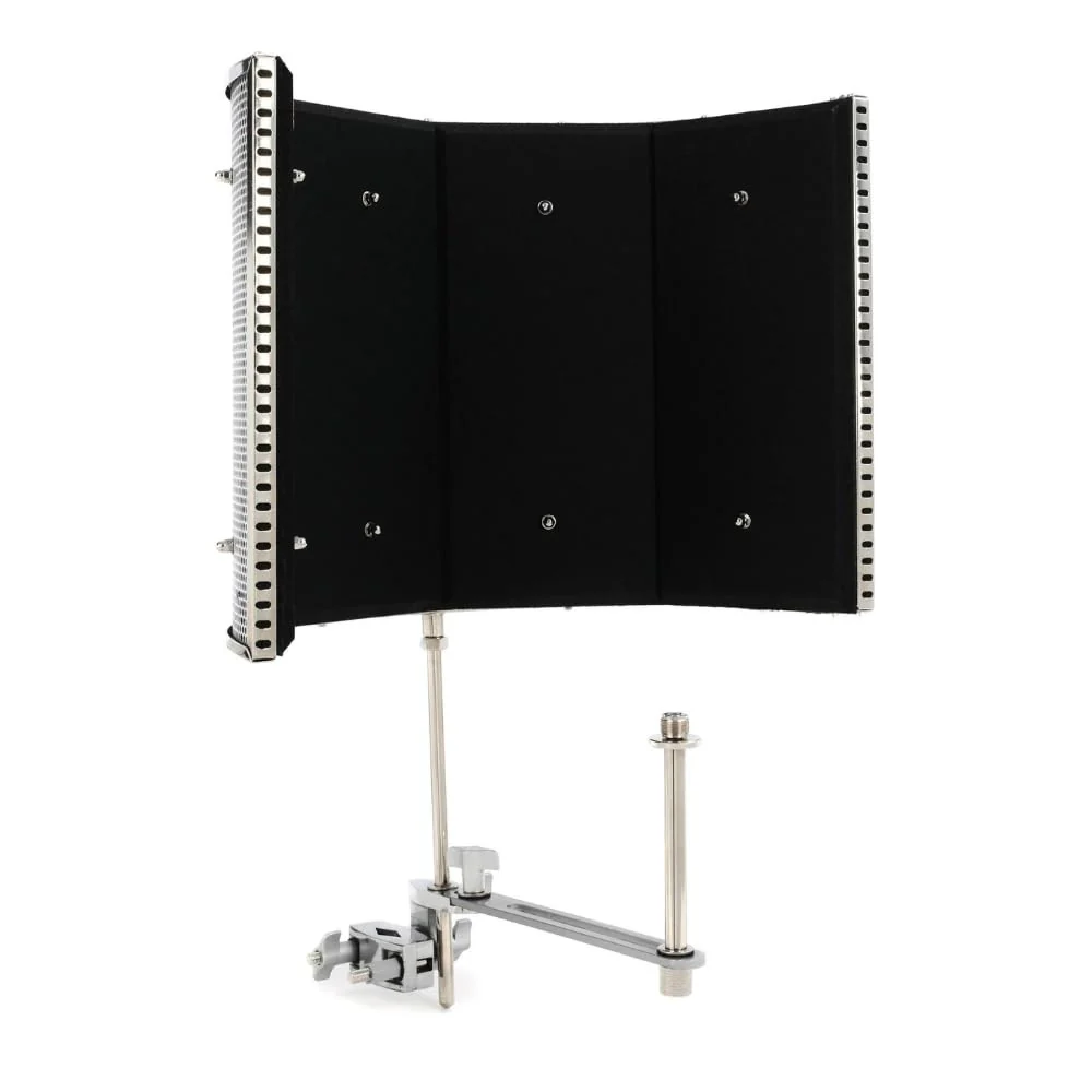 Liquid Audio sE Electronics RF PRO Reflexion Filter Portable Vocal Booth Bundle w/Pig Hog PHM10 8mm Mic Cable Polishing Cloth - Image 4